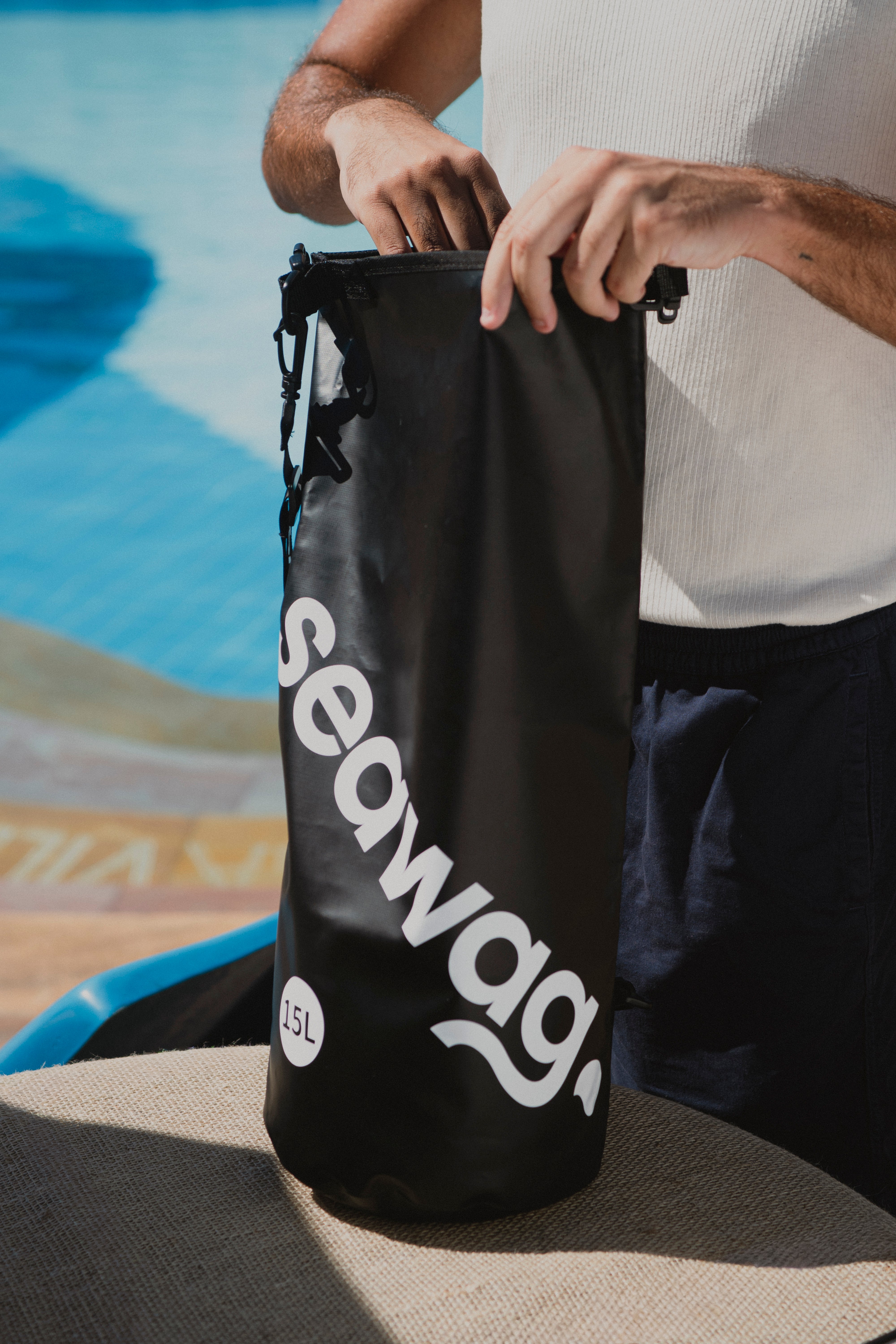 Waterproof 15L Bag Blue