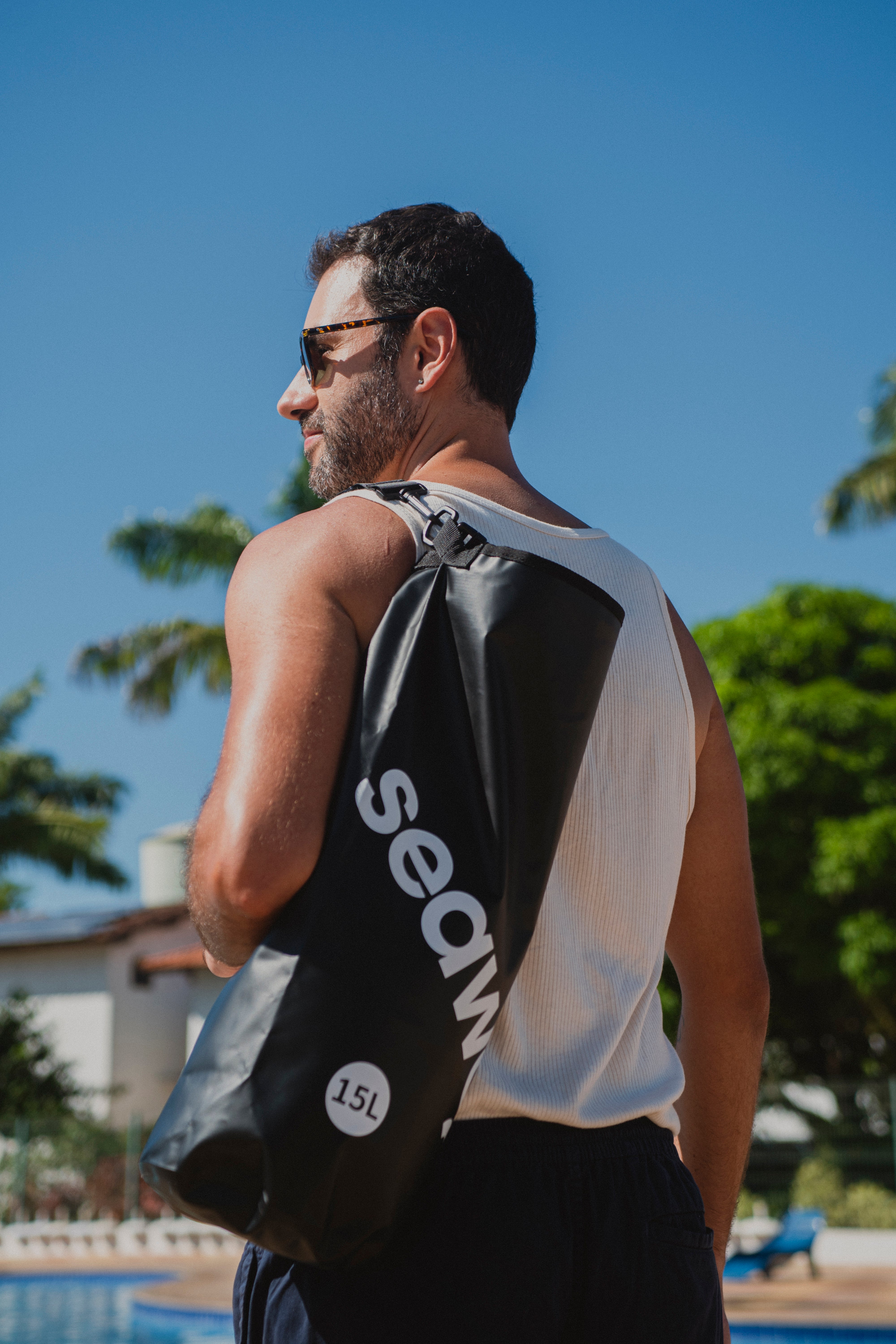 Waterproof 15L Bag White